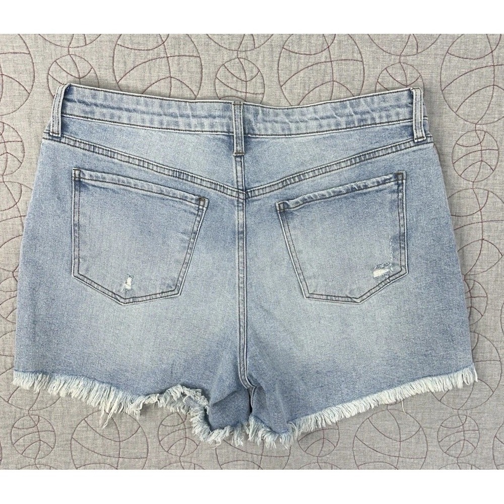 KUT from the Kloth Jane High Rise Shorts / Women Size 14 / Light Wash - Picture 3 of 8